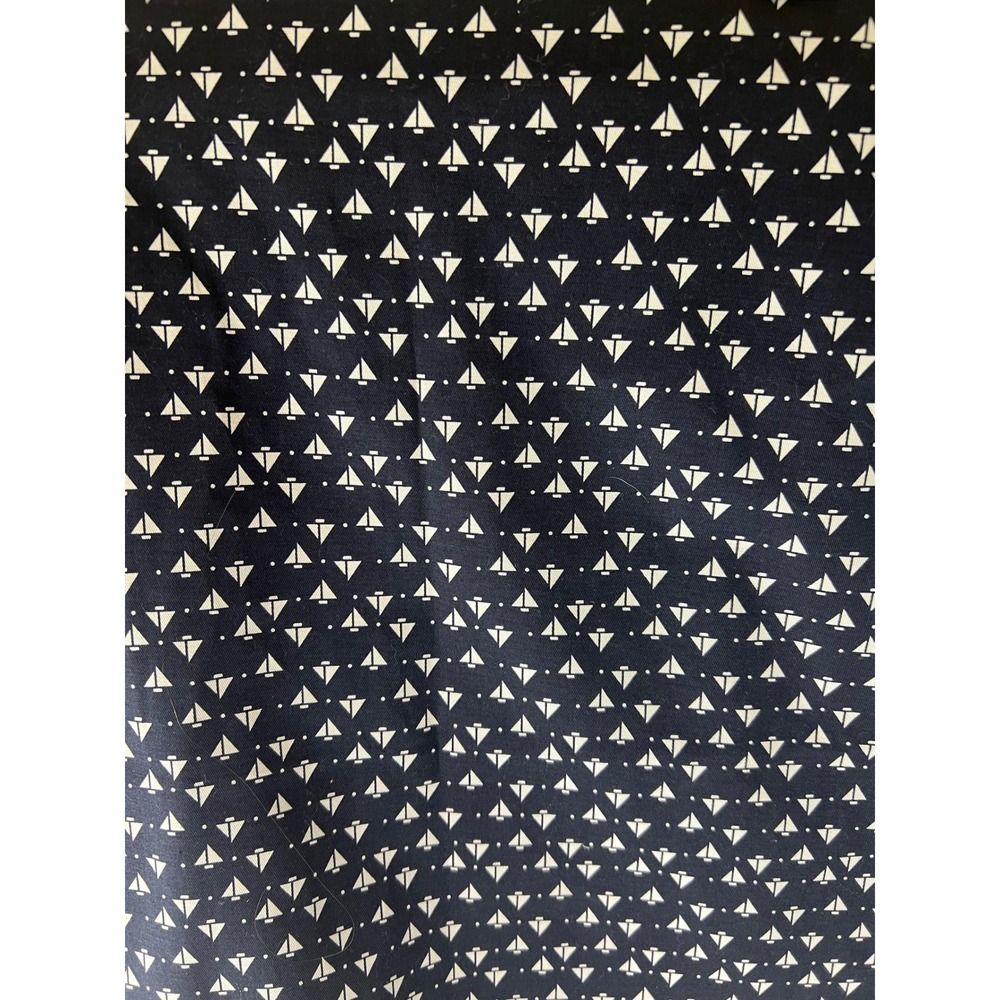 Ann Taylor Womens Navy Blue White Sailboat Print Pencil Skirt Size 12 NWT